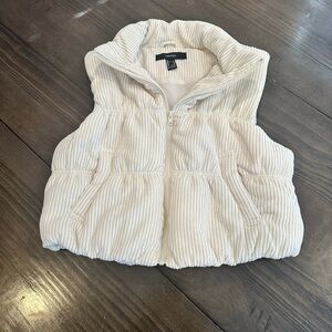 Cream Puffer Vest